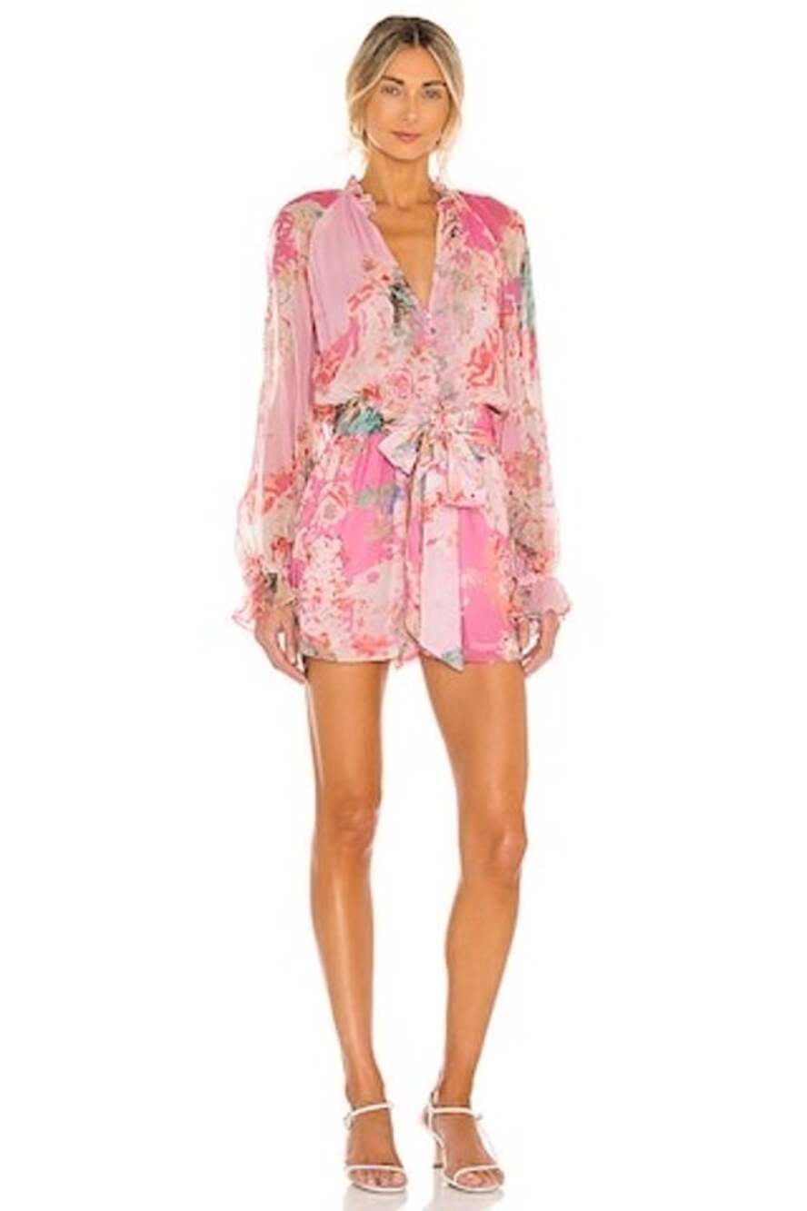 Hemant and nandita x revolve sage romper pink small